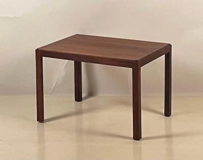 Brown Saltman Pair of Understated Walnut End Tables by Brown Saltman