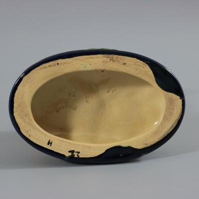 Brownfield Majolica Putti Figural Posy Vase