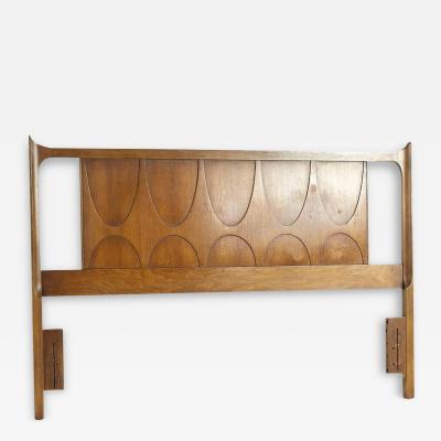 Broyhill Brasilia Mid Century Queen Walnut Headboard