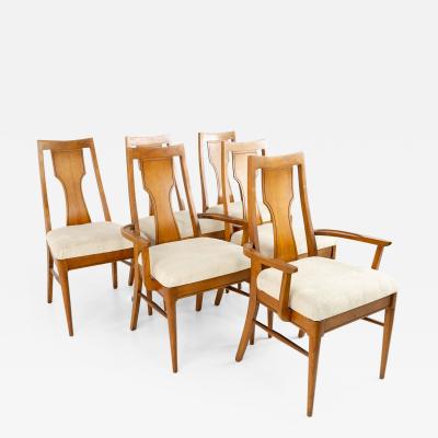 Broyhill Style Mid Century Modern Dining Chairs Set of 6