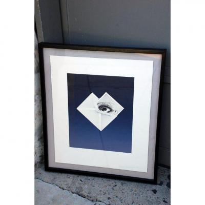 Bruce Richards Witness Man Ray Surrealist Framed Print by Bruce Richards