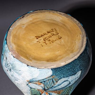 Bruno Baratti Pesaro Color Glazed Ceramic Jug by Bruno Baratti Pesaro Italy Mid 20th Century