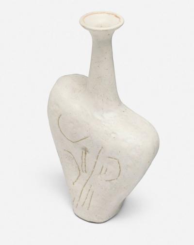 Bruno Gambone Bruno Gambone Gazed Stoneware Vase Italy 1985