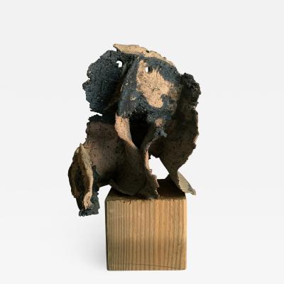 Bruno Gambone Bruno Gambone Grotesque Sculpture In Painted Ceramic Italy 2003
