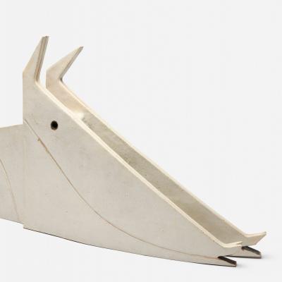 Bruno Gambone Bruno Gambone Monumental Dog Sculpture in Glazed Earthenware 1970
