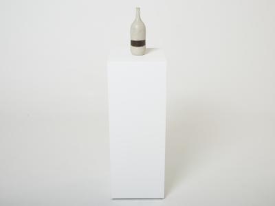 Bruno Gambone Bruno Gambone glazed stoneware ceramic vase greige brown 1970