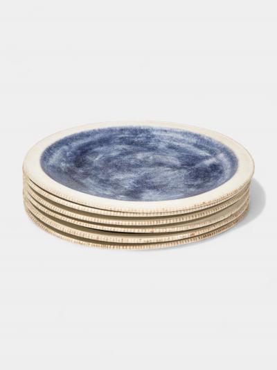 Bruno Gambone Glazed Ceramic Plate by Bruno Gambone Single