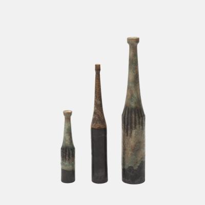 Bruno Gambone Set of Three Ceramic Bottles by Bruno Gambone