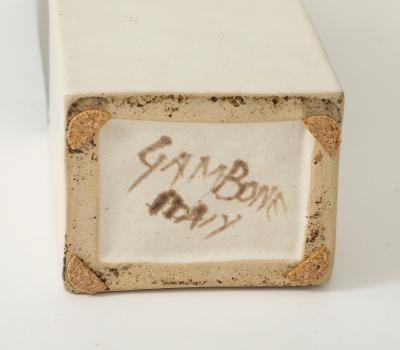Bruno Gambone Stoneware or Ceramic Bottle by Bruno Gambone