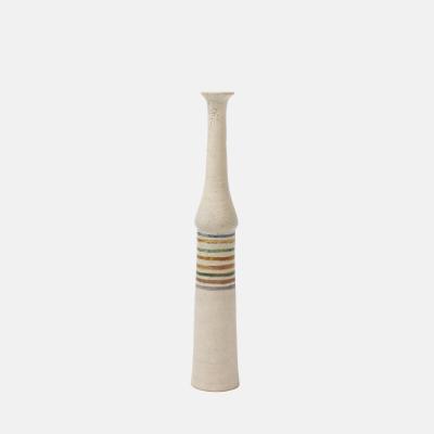 Bruno Gambone Tall Ceramic Bottle or Vase by Bruno Gambone