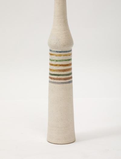 Bruno Gambone Tall Ceramic Bottle or Vase by Bruno Gambone