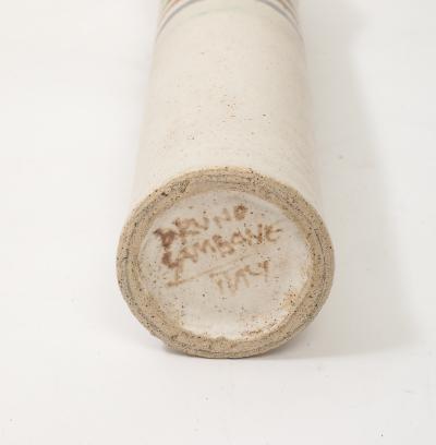 Bruno Gambone Tall Ceramic Bottle or Vase by Bruno Gambone