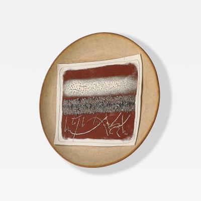 Bruno Gambone Unique Wall Platter by Bruno Gambone