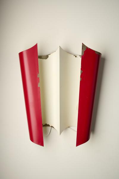 Bruno Gatta Metal Wall Sconce by Bruno Gatta for Stilnovo 1950s