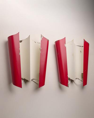 Bruno Gatta Metal Wall Sconce by Bruno Gatta for Stilnovo 1950s