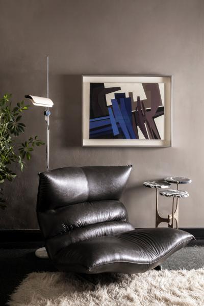 Bruno Gecchelin Bruno Gecchelin Tegola floor lamp for Skipper Italy 1970