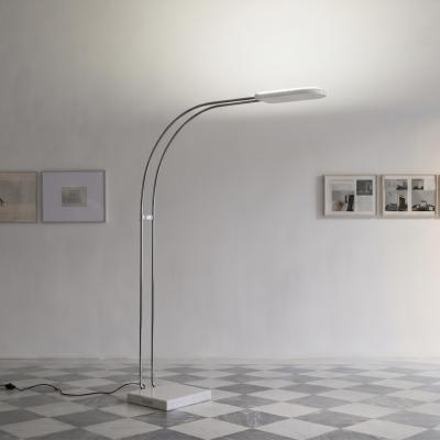 Bruno Gecchelin Bruno Gecchelin for Skipper Gesto Terra Arc Floor Lamp in Marble an metal 1970s
