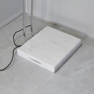Bruno Gecchelin Bruno Gecchelin for Skipper Gesto Terra Arc Floor Lamp in Marble an metal 1970s