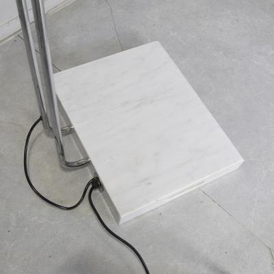 Bruno Gecchelin Bruno Gecchelin for Skipper Gesto Terra Arc Floor Lamp in Marble an metal 1970s
