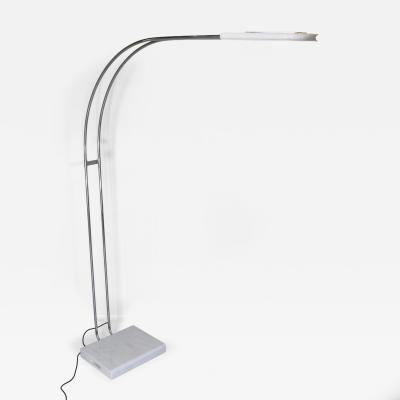 Bruno Gecchelin Bruno Gecchelin for Skipper Gesto Terra Arc Floor Lamp in Marble an metal 1970s