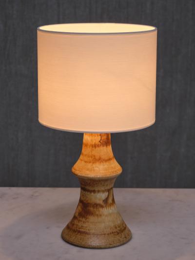Bruno Karlsson Bruno Karlsson Ceramic Table Lamp Ego Stengods Sweden 1960s