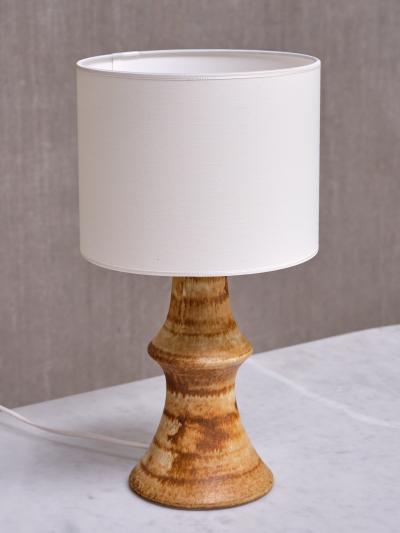 Bruno Karlsson Bruno Karlsson Ceramic Table Lamp Ego Stengods Sweden 1960s