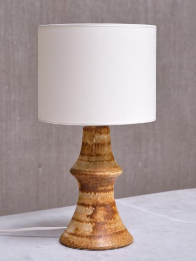 Bruno Karlsson Bruno Karlsson Ceramic Table Lamp Ego Stengods Sweden 1960s