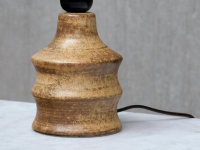 Bruno Karlsson Bruno Karlsson Ceramic Table Lamp Ego Stengods Sweden 1960s