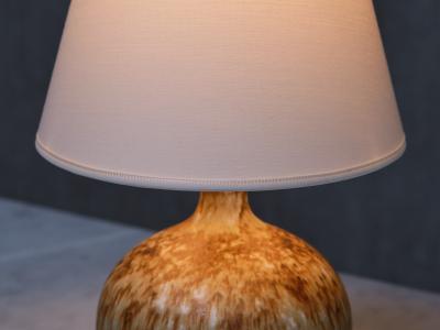 Bruno Karlsson Bruno Karlsson Gradient Glaze Stoneware Table Lamp Ego Stengods Sweden 1960s
