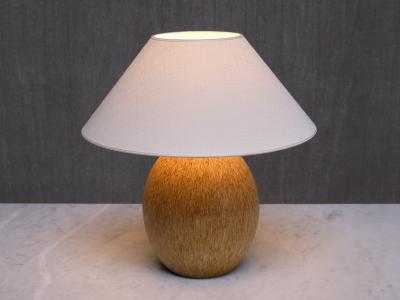 Bruno Karlsson Large Bruno Karlsson Speckled Ceramic Table Lamp Ego Stengods Sweden 1960s