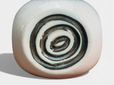 Bruno Karlsson Table Lamp White Glazed Ceramic Sweden 1960s