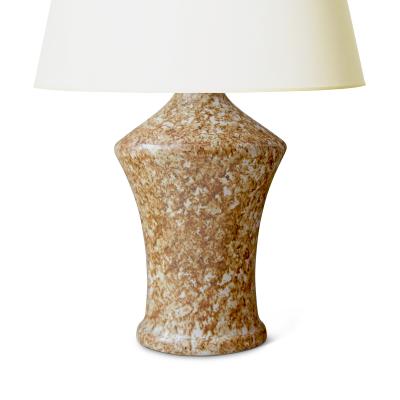 Bruno Karlsson Table Lamp with Sponged Glaze by Bruno Karlsson for EGO Stendgods