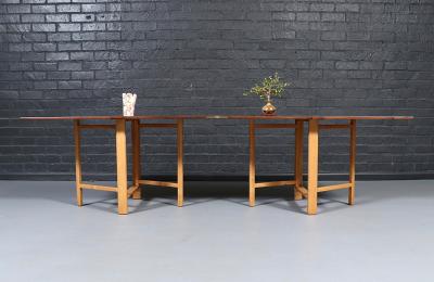 Bruno Mathsson Bruno Mathsson Maria Flap Walnut Beech Dining Table for Karl Mathsson