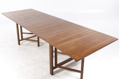 Bruno Mathsson Bruno Mathsson Maria Style Mid Century Swedish Teak 10 Seater Dining Table