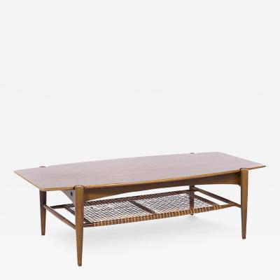 Bruno Mathsson Bruno Mathsson for Dux Mid Century Teak Surfboard Coffee Table