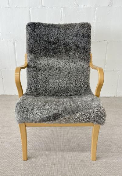 Bruno Mathsson Mid Century Modern Mina Lounge Arm Chair Bruno Mathsson Sweden 1950s