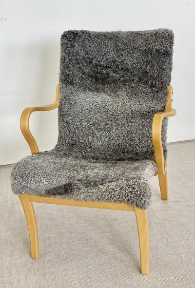 Bruno Mathsson Mid Century Modern Mina Lounge Arm Chair Bruno Mathsson Sweden 1950s
