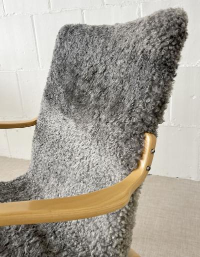 Bruno Mathsson Mid Century Modern Mina Lounge Arm Chair Bruno Mathsson Sweden 1950s