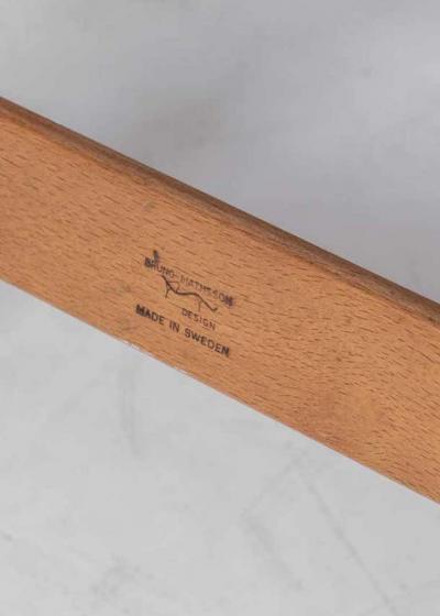 Bruno Mathsson Pair of Bruno Mathsson Armchairs Model Eva Swedish Production 1960