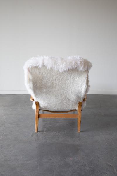 Bruno Mathsson Pernilla 3 Chaise Lounge Chair by Bruno Mathsson for Dux 1970s