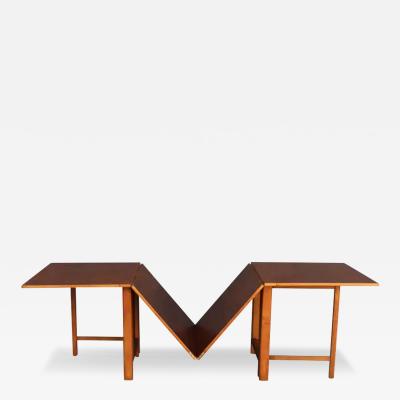 Bruno Mathsson Professionally Restored Bruno Mathsson Maria Folding Table in Walnut 1950s