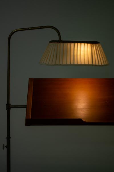 Bruno Mathsson Reading Stand with Light Produced by Karl Mathsson