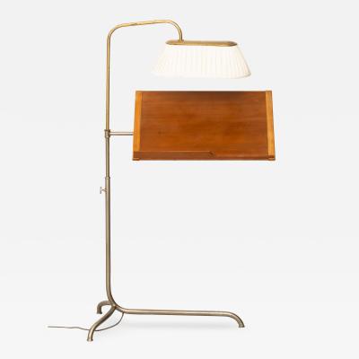 Bruno Mathsson Reading Stand with Light Produced by Karl Mathsson