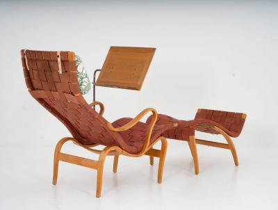 Bruno Mathsson Scandinavian Lounge Chair Pernilla 1 by Bruno Mathsson 1940s