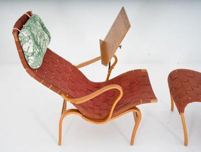 Bruno Mathsson Scandinavian Lounge Chair Pernilla 1 by Bruno Mathsson 1940s