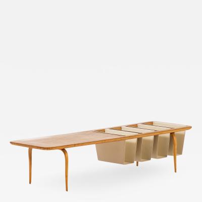 Bruno Mathsson Side Magazine Table Produced by Karl Mathsson