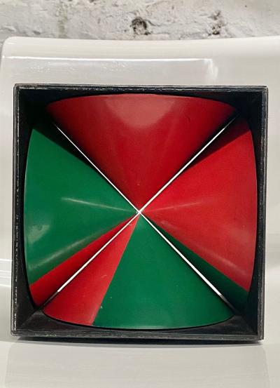 Bruno Munari STEEL CINETIC OBJECT TETRACONO SM BY BRUNO MUNARI FOR DANESE MILANO