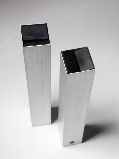 Bruno Munari Set of Two Ponza Floor Ashtrays by Bruno Munari for Danese