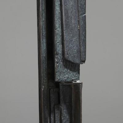 Bruno Romeda BRONZE PATINATED ABSTRACT SCULPTURE BY BRUNO ROMEDA