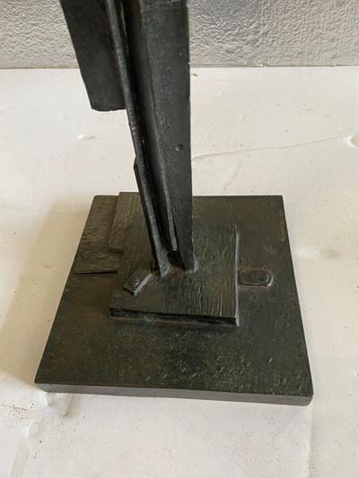 Bruno Romeda BRONZE PATINATED ABSTRACT SCULPTURE BY BRUNO ROMEDA